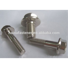 Gran stock de acero inoxidable de bajo precio Acero hexagonal perno, tornillo de brida